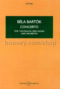 Concerto for 2 Pianos, Percussion & Orchestra (Hawkes Pocket Score - HPS 863)