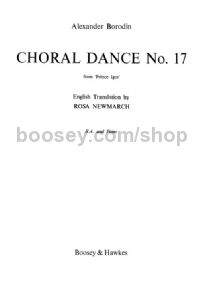 Choral Dance No. 17 (from Prince Igor) (SA)