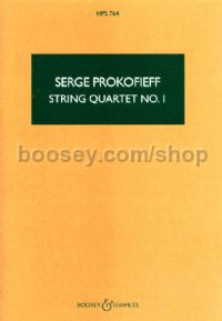 String Quartet No.1 In Bm Op. 50 (Hawkes Pocket Score - HPS 764)