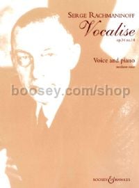 Vocalise Op. 34/14 In Am (Medium Voice & Piano)