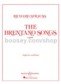 Brentano Songs Op68 (High Voice & Piano)