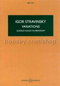 Variations (Huxley In Memory) (Hawkes Pocket Score - HPS 779)