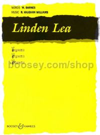 Linden Lea In A (Voice & Piano)