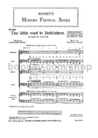 The Little Road To Bethlehem (SATB)