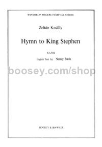 Hymn To King Stephen (SATB)