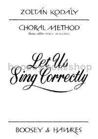 Let Us Sing Correctly (Unison)