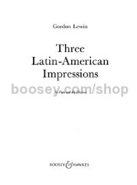 3 Latin American Impressions (Flute & Clarinet)