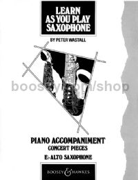 Learn As You Play Sax (alto) (Piano Accompaniment)