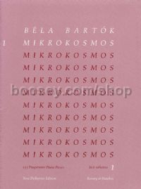 Mikrokosmos 1 Definitive Edition (Piano (English, French, German, Hungarian))