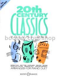 20th Century Classics 1 for piano duet