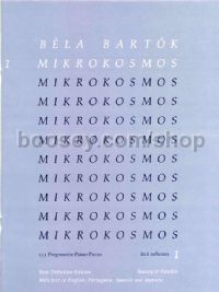 Mikrokosmos 1 Definitive Edition (Piano (English, Japanese, Spanish, Portuguese))