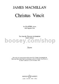 Christus Vincit (Soprano solo & SSAATTBB)