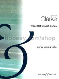 Three Old English Songs (Voice, Violin)