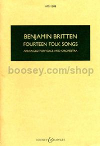 Fourteen Folk Songs (Hawkes Pocket Score - HPS 1308)