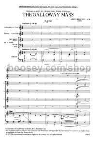 Galloway Mass (SATB Vocal Score)