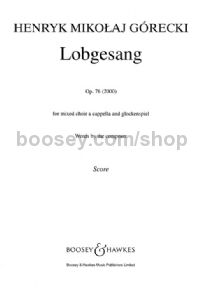 Lobgesang (SATB & Glockenspiel)