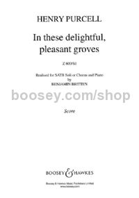 In These Delightful, Pleasant Groves (SATB)