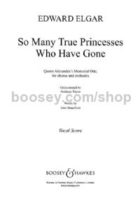 So Many True Princesses Who Have Gone (SATB Vocal Score)