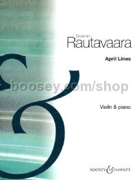 April Lines (Violin & Piano)