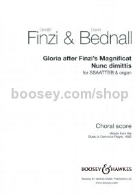 Gloria after Finzi's Magnificat; Nunc Dimittis (SSAATTBB & Organ)