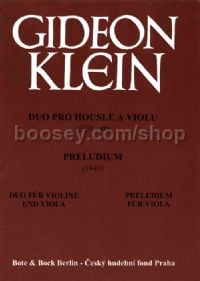 Duo (1939/40) & Preludium (1940) (Violin & Viola)