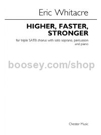 Higher, Faster, Stronger (Set of 3 Chorus Scores)