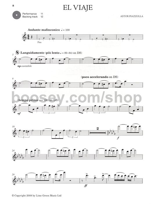 Astor Piazzolla Tango Etudes For Flute Pdf Music
