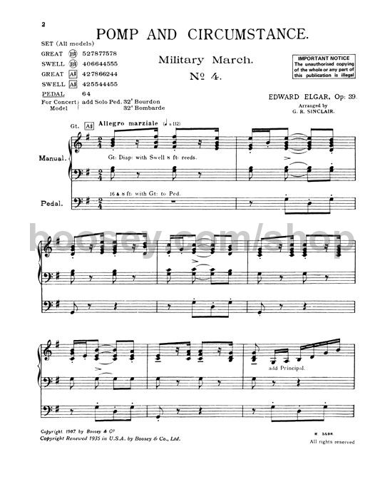 Edward elgar pomp and circumstance march 4