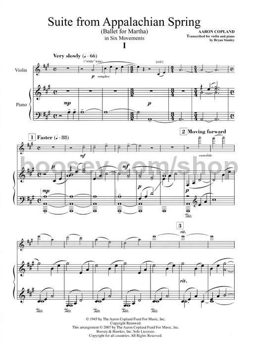 Appalachian spring pdf