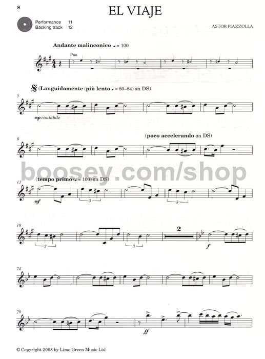 Astor Piazzolla Tango Etudes For Flute Pdf Sheet