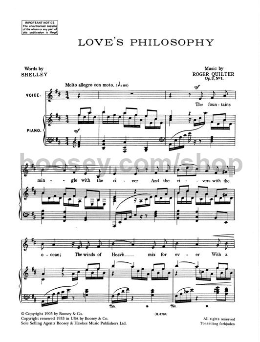 love s philosophy