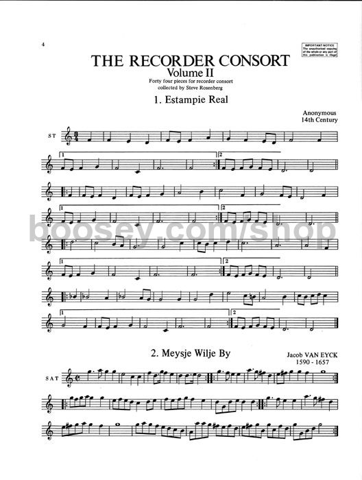 Recorder Consort Book 2 Timefasr