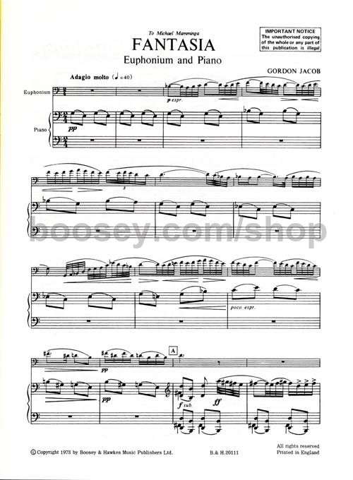 fantasy for euphonium sparke