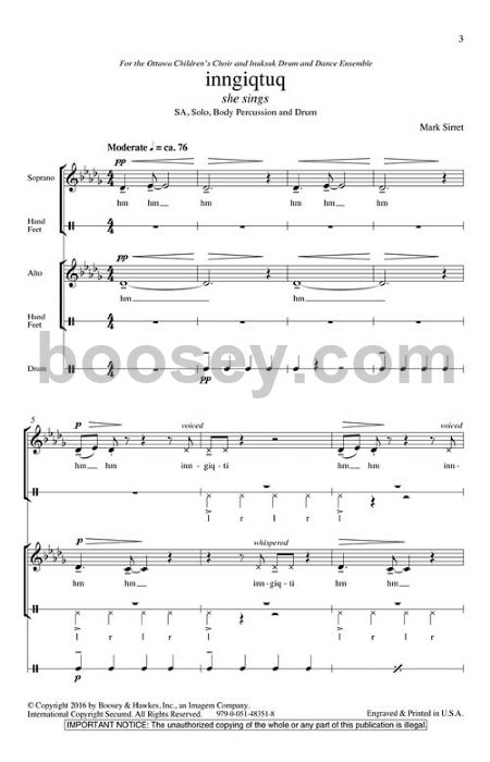 mark sirett mark sirett inngiqtuq she sings sheet music