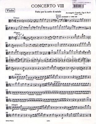 arcangelo corelli concerto grosso op 6 no 8 christmas concerto corelli christmas concerto sheet music