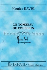 Ravel, Maurice - Le Tombeau de Couperin (score)