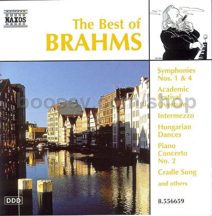 Johannes Brahms Best of Brahms (Naxos Audio CD)