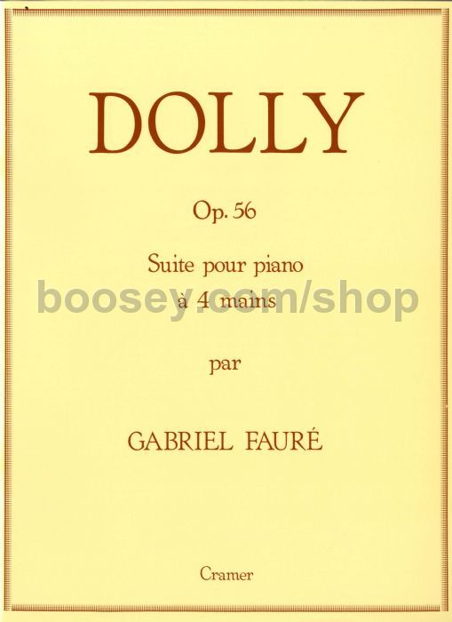Gabriel Fauré Dolly Suite Piano Duet