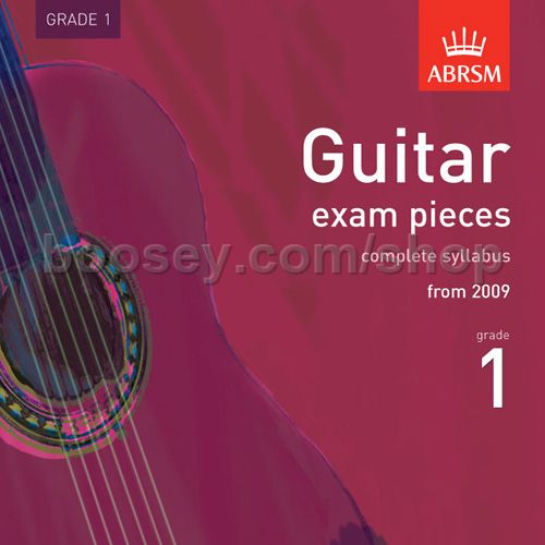 ABRSM Guitar Exam Pieces 2009 CD, ABRSM Grade 1
