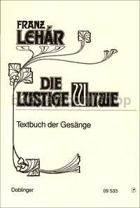 lustige witwe libretto