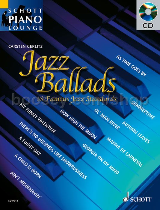 Gerlitz, Carsten Jazz Ballads (Book & CD) (Schott Piano Lounge series)