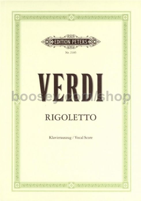 a review of rigoletto an opera by giuseppe verdi Giuseppe verdi rigoletto (vocal score)- schirmer edition opera paperback verdi giuseppe 50 out of 5 stars 2 i bought it based on that review and it is not at all as it described my family is going to italy in the fall and on a whim we decided to go to a real italian opera rigoletto was listed on the internet at the opera house. a review of rigoletto an opera by giuseppe verdi Giuseppe verdi rigoletto (vocal score)- schirmer edition opera paperback verdi giuseppe 50 out of 5 stars 2 i bought it based on that review and it is not at all as it described my family is going to italy in the fall and on a whim we decided to go to a real italian opera rigoletto was listed on the internet at the opera house.