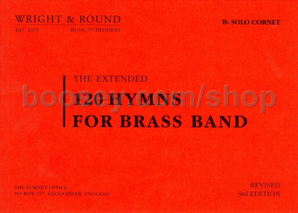 Various 120 Hymns For Brass Band Bb Solo