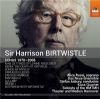 Birtwistle, Harrison: Songs 1970-2006 (Toccata Classics Audio CD)
