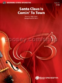 Santa Claus Is Comin' to Town (String Orchestra Conductor Score)
