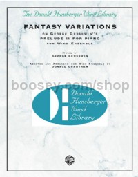 Fantasy Variations (on George Gershwin's Prelude II for Piano) (Concert Band Conductor Score & Parts