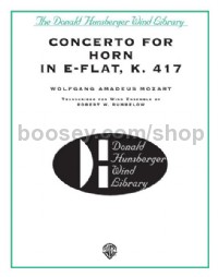 Concerto for Horn in E-flat, K. 417 (Conductor Score & Parts)