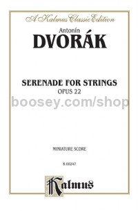 Serenade for Strings, Opus 22 (Miniature Score)