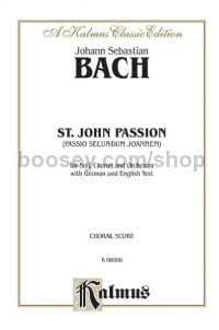 St. John Passion (Passio Secundum Johannem), BWV 245 (SATB or SSAATTBB (SATB)