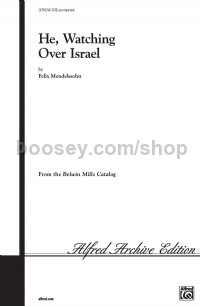 He, Watching Over Israel (SATB)